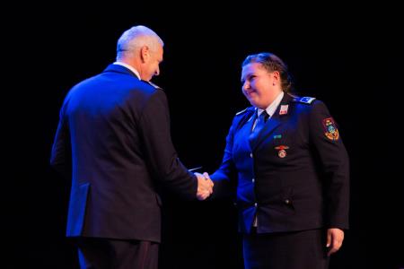 Slavnostna podelitev listin o napredovanju v čine gasilski častnik, višji gasilski častnik in visoki gasilski častnik (49)